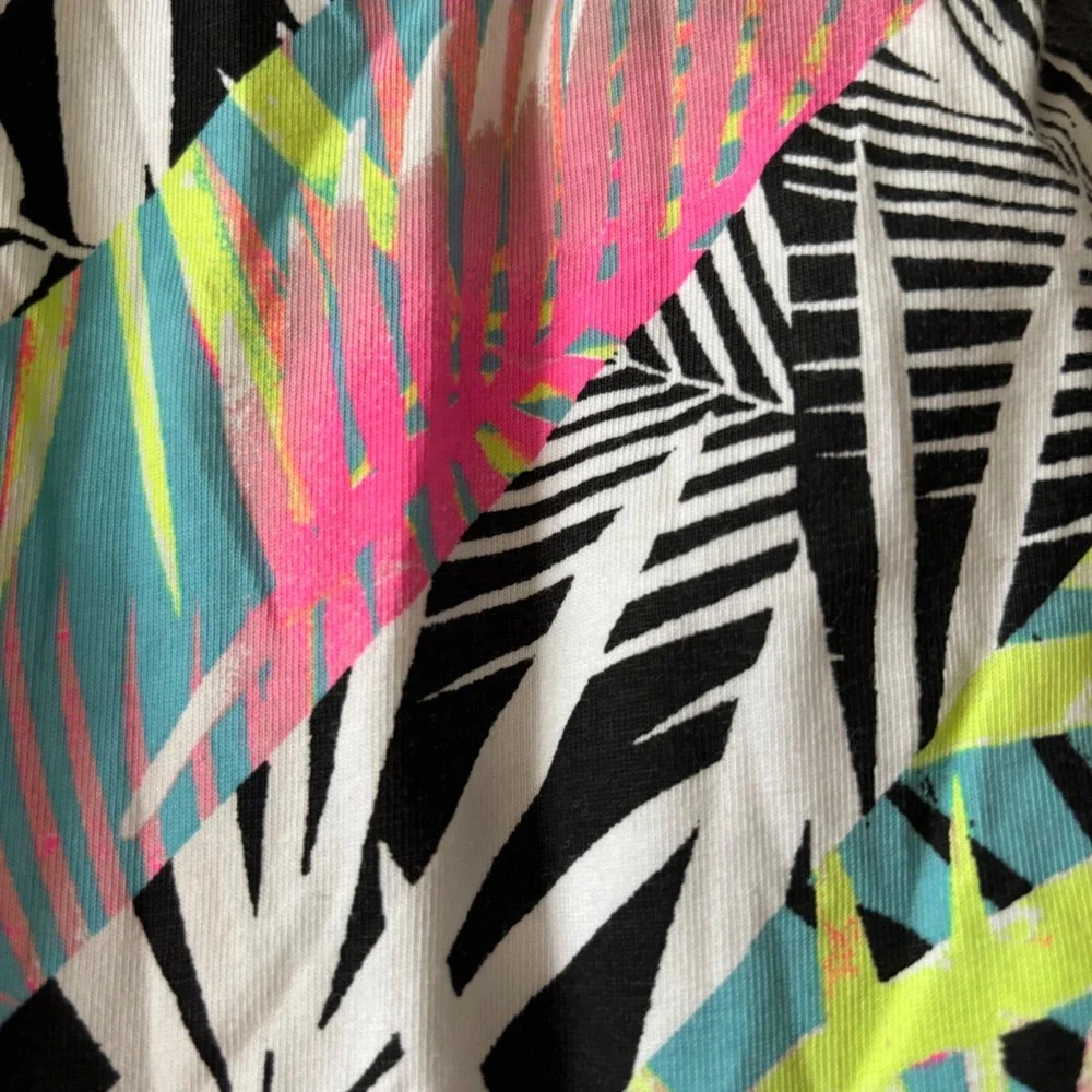Justice Girls Leggings Lot of 5 Size XS 5/6 Camo Leopard Aztec Tropical Grey